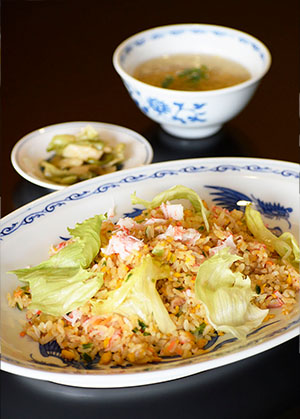 蟹レタス炒飯