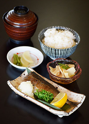 ぬか漬けいわし定食